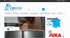 Desktop Screenshot of criotec.fr