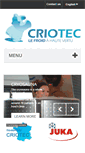 Mobile Screenshot of criotec.fr