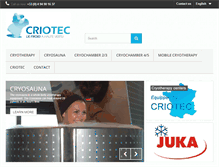 Tablet Screenshot of criotec.fr